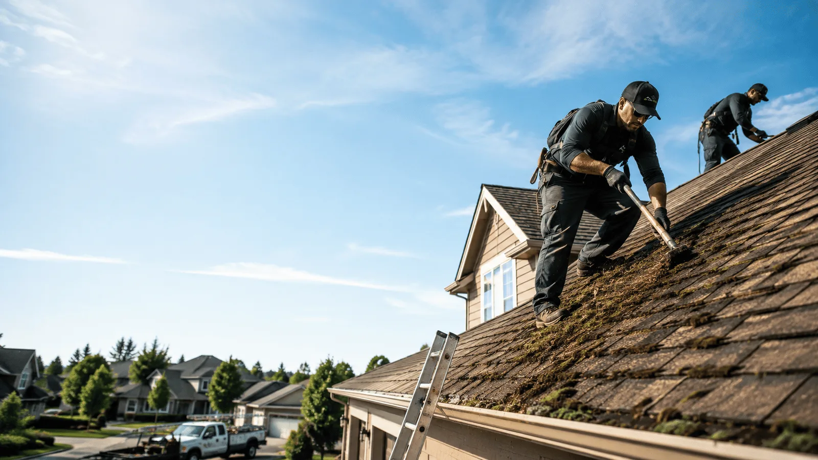 Roof Moss Removal in Stitzer, WI near me